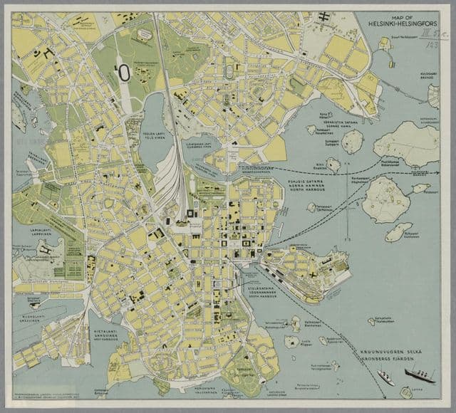Helsinki historical map